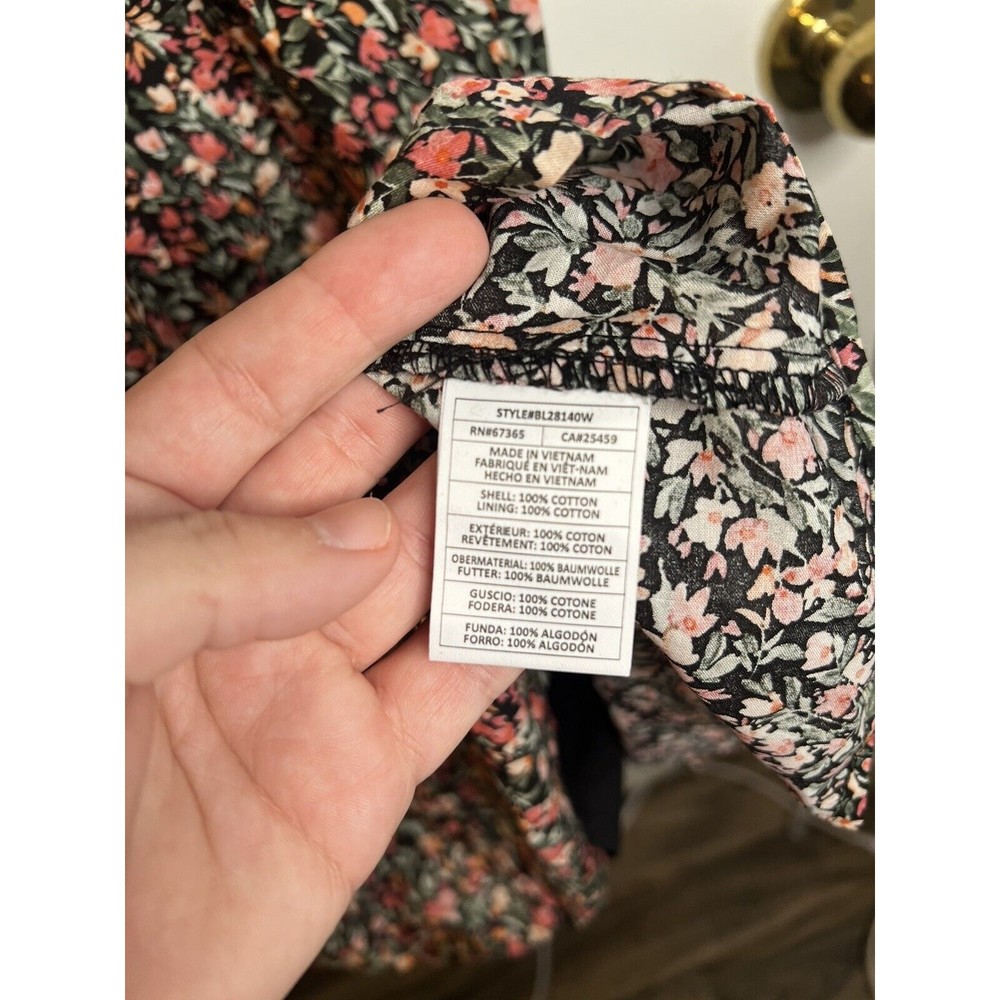 BB Dakota Sleeveless Tiered Black Floral Dress Size XL NWT - Picture 13 of 14